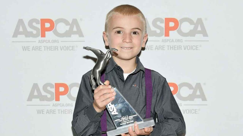 Roman McConn enfant 8 ans remporte ASPCA