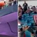 Un chat attrapé par des supporters après être tombé du plus haut niveau du stade 8 Un chat attrapé par des supporters après être tombé du plus haut niveau du stade