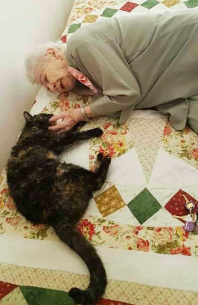 femme 103 ans reçoit une douce surprise pour son anniversaire