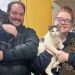 couple rendu refuge adopter chat ressort avec trois