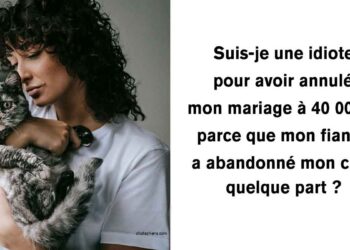 femme annule mariage découvert fiancé abandonné chat