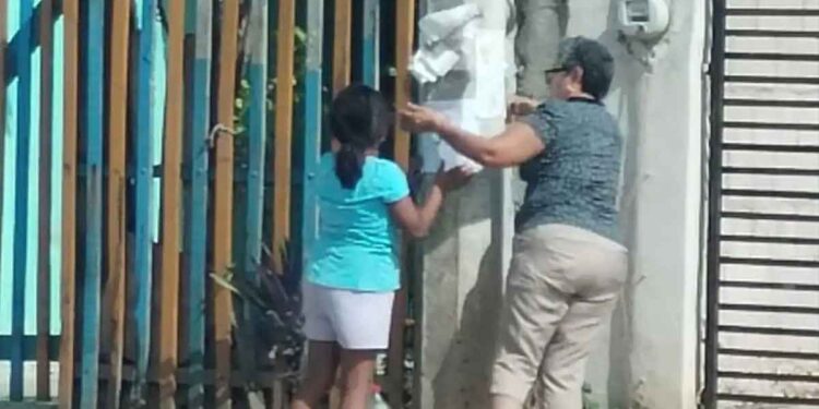 petite-fille aidé grand-mère chercher chien