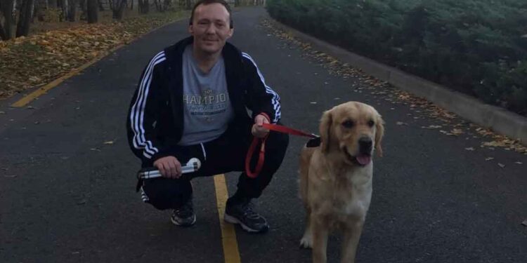 Chien disparu le premier jour de la guerre en Ukraine