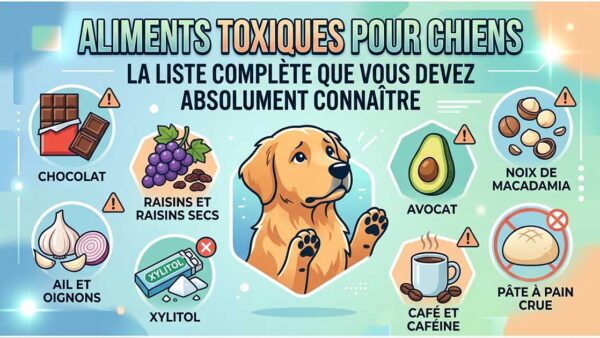 Aliments toxiques pour chien : la liste complète à connaître absolument