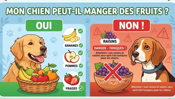 Mon chien peut-il manger des fruits ? (banane, pomme, fraise, raisin…)