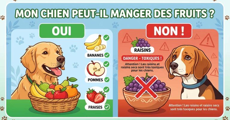 Mon chien peut-il manger des fruits ? (banane, pomme, fraise, raisin…)