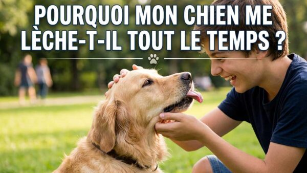 Pourquoi mon chien me lèche tout le temps