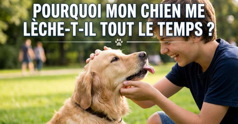 Pourquoi mon chien me lèche tout le temps